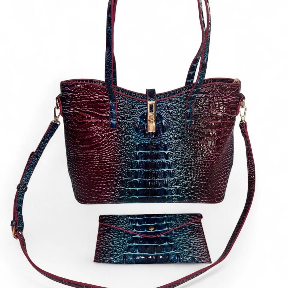 Unbranded Women's Blue and Pink Bag